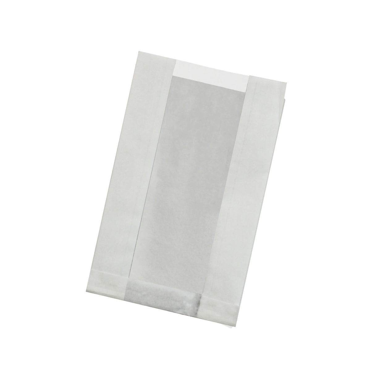 Bags, 8.7 x 5.5 x 2.4 Inch, Greaseproof Kraft Paper, White, with Window,1000 - 1 EACH