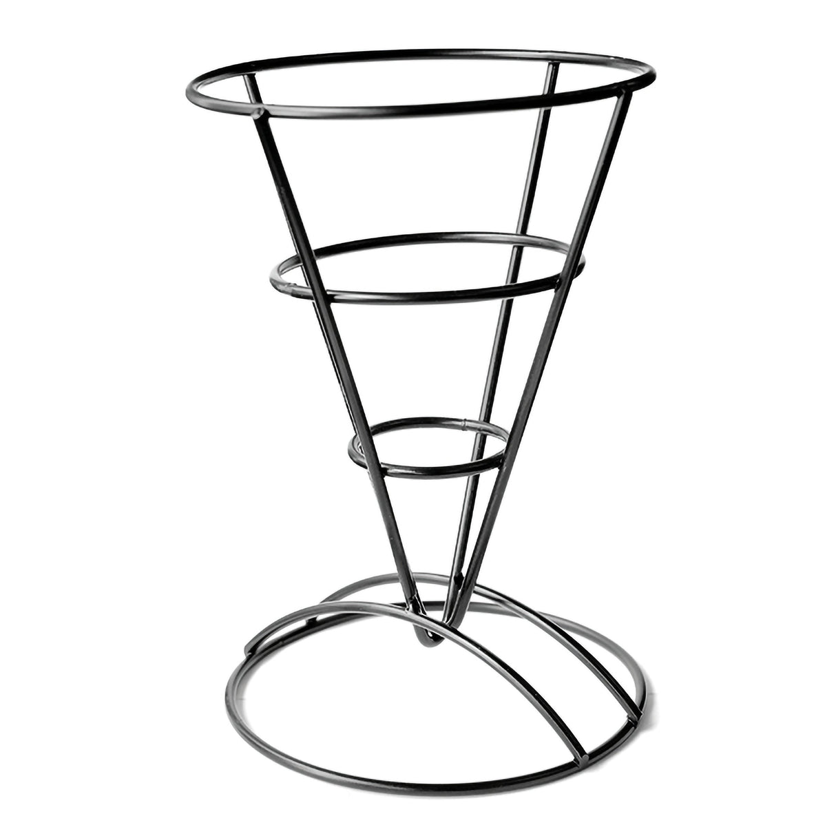 Holders, Cone, 4.70 x 4.70 x 6.90 Inch, Black, Metal, Reusable,6 - 1 EACH