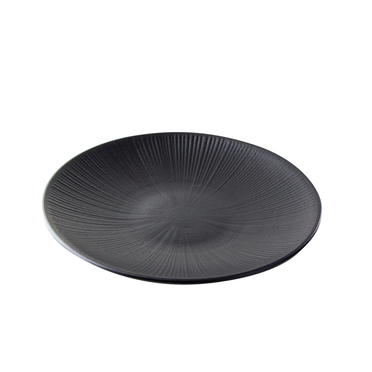 Plates, Phoenix Plastic, 8.20 x 1.10 Inch, Black,12 - 1 EACH