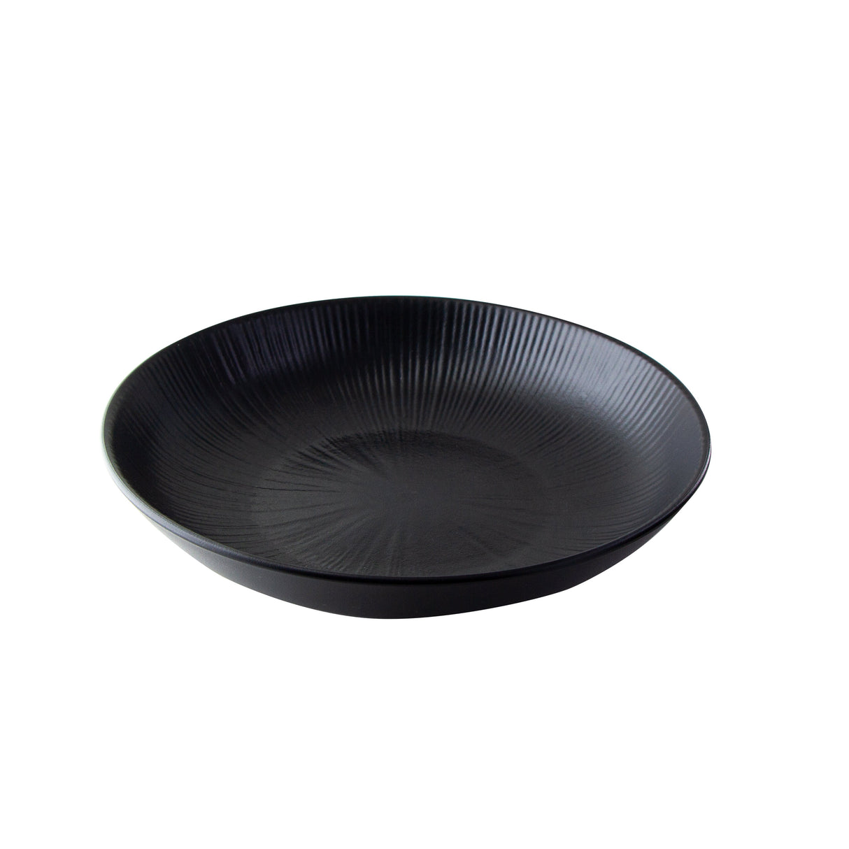 Plates, Soup, Phoenix Plastic, 32 Ounce, Black, 9 x 1.80 Inch,12 - 1 EACH