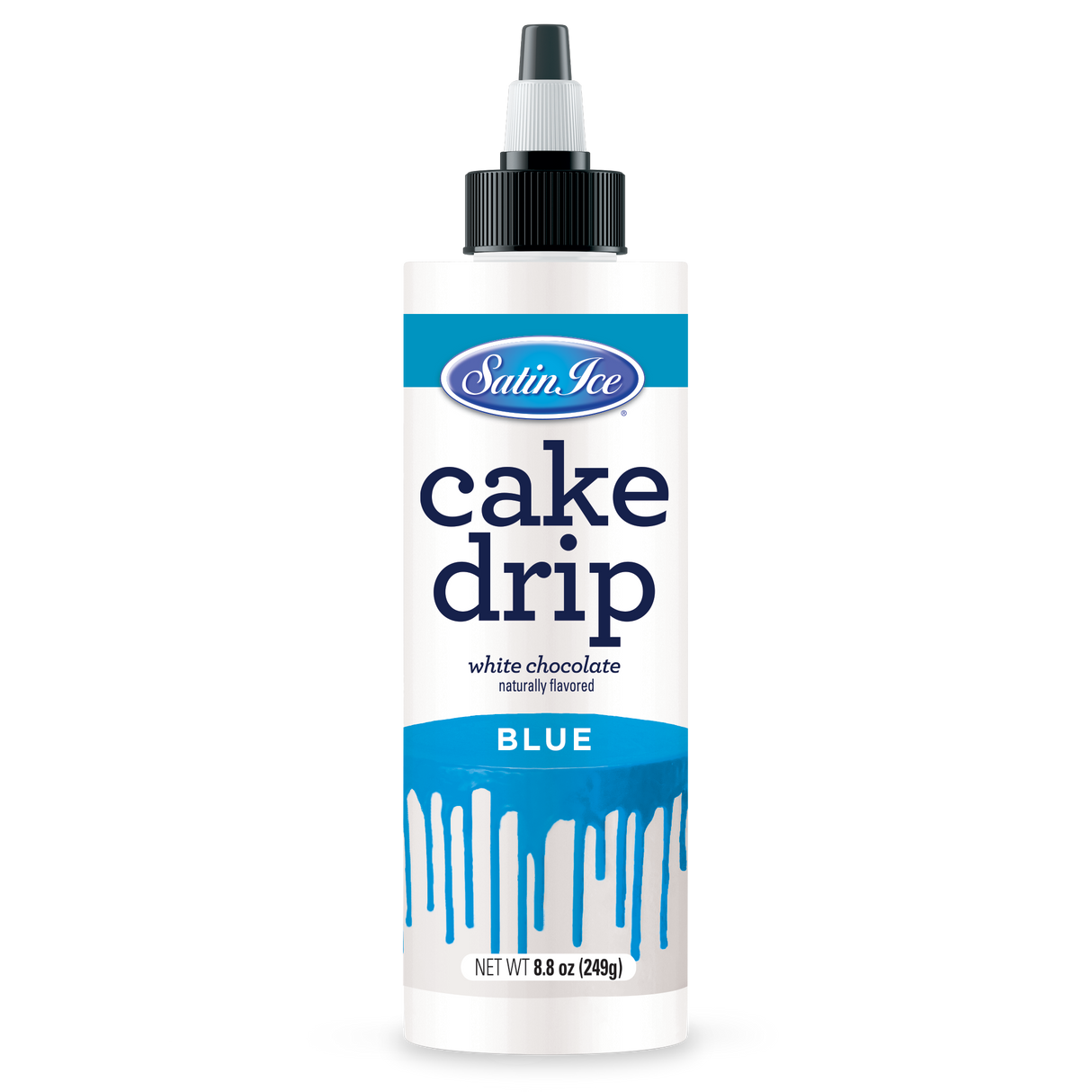 Icing, Cake Drip, Blue,3 - 8.8 OUNCE