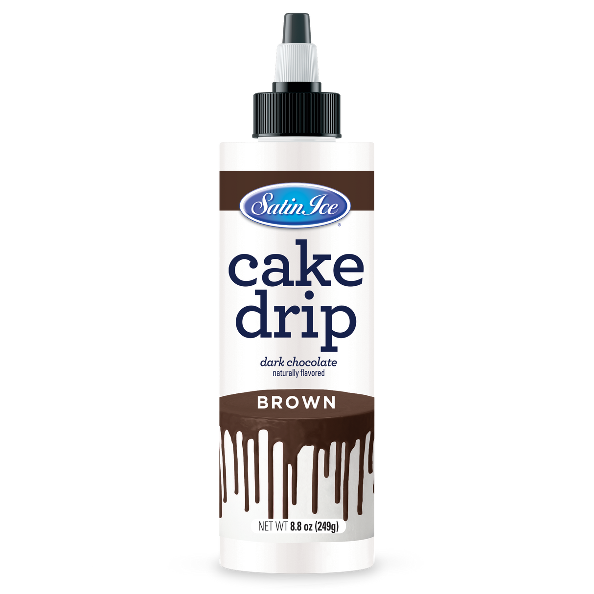 Icing, Cake Drip, Brown,3 - 8.8 OUNCE