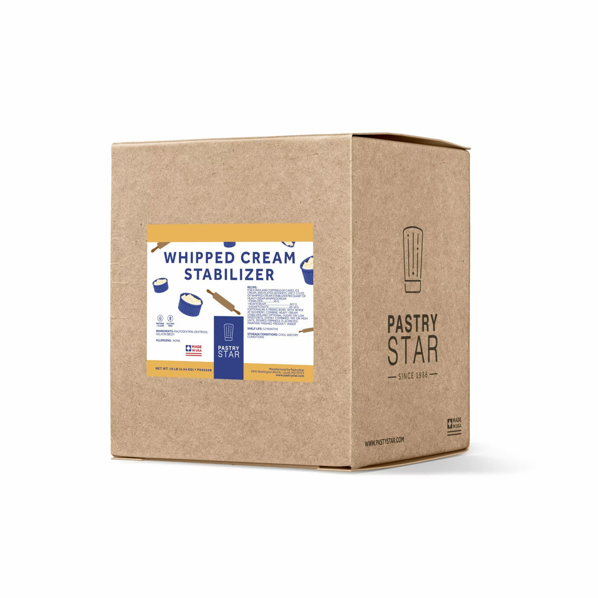 Stabilizer, Whipped Cream,1 - 8 POUND