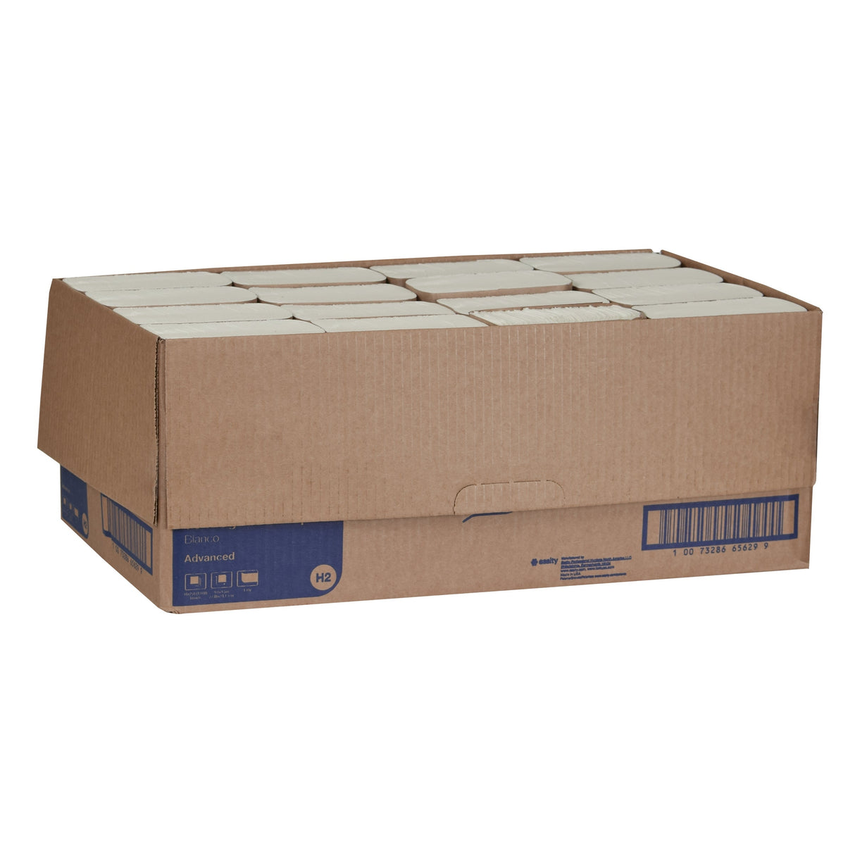 Towels, Multifold Hand, 1-Ply, White, 9.5 x 9 Inch,16 - 250 COUNT