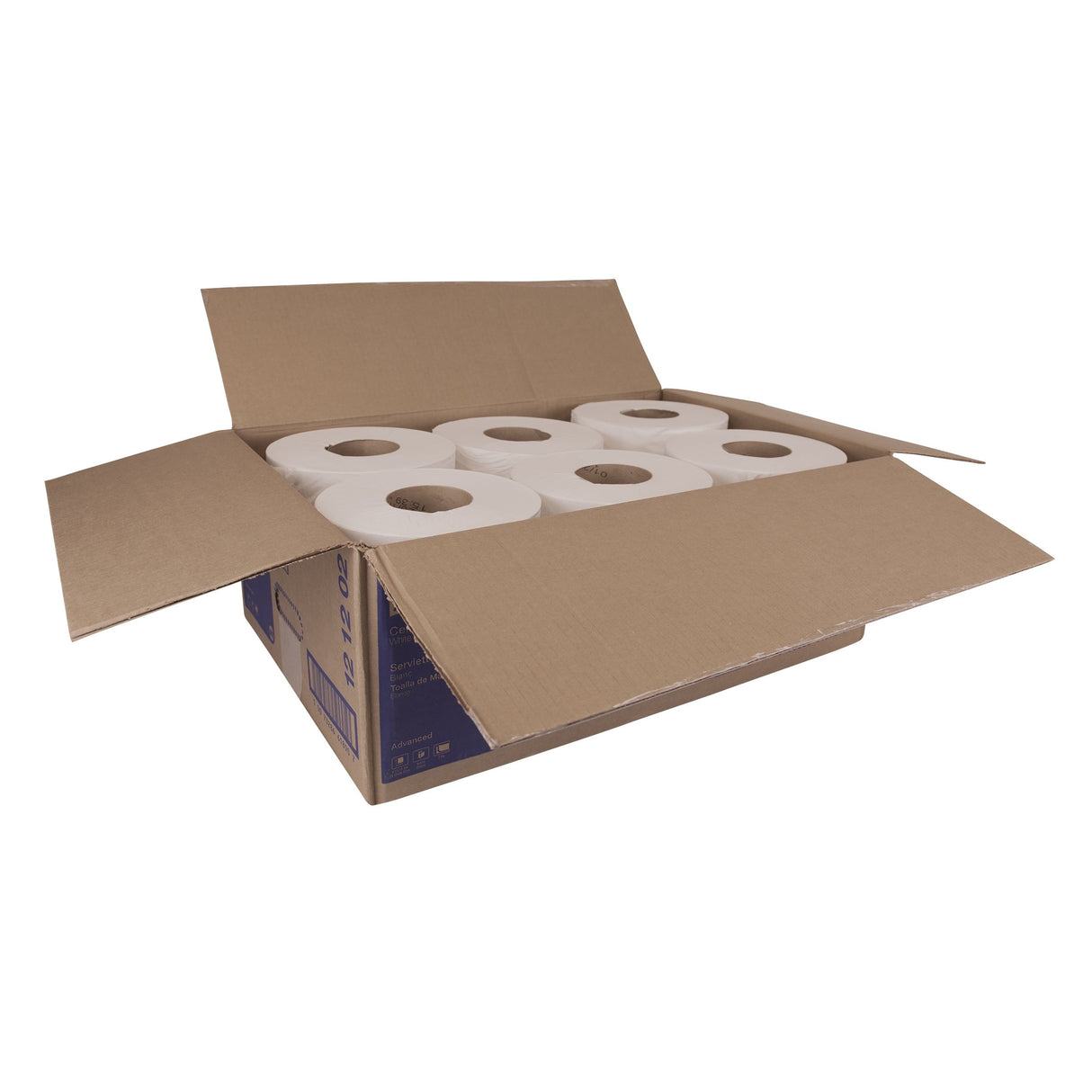 Towels, Center-Pull Roll, 2-Ply, White, 8.25 x 11.8 Inch,6 - 610 COUNT