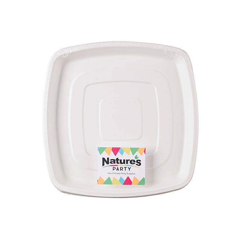 Trays, Catering, 11.97 x 11.97 Inch, Sugarcane Fiber, Square,12 - 2 COUNT