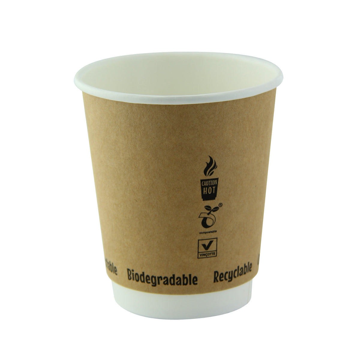 Cups, Hot, 8 Ounce, Paper, Double-Wall, 3.15 x 3.66 Inch,50 - 6 COUNT