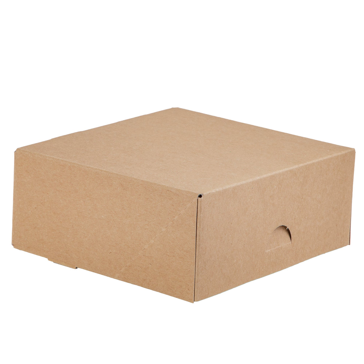 Boxes, Pastry, 5.51 x 5.51 x 2.36 Inch, Paper, Brown,50 - 1 EACH