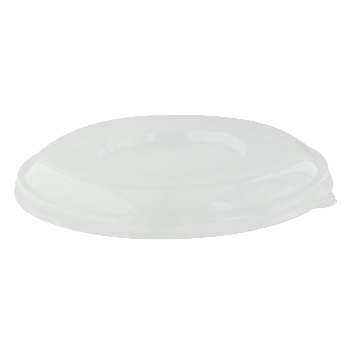 Lids, Plastic, Clear, 7.70 Inch, for Round Paper Containers, PLA,2 - 125 COUNT