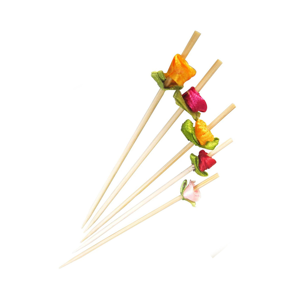 Skewers, 4.70 Inch, Bamboo, Assorted Color,20 - 100 COUNT