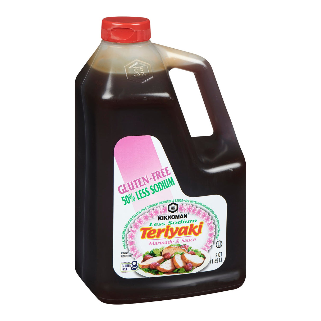 Sauce, Teriyaki, 50% Less Sodium,6 - 0.5 GALLON