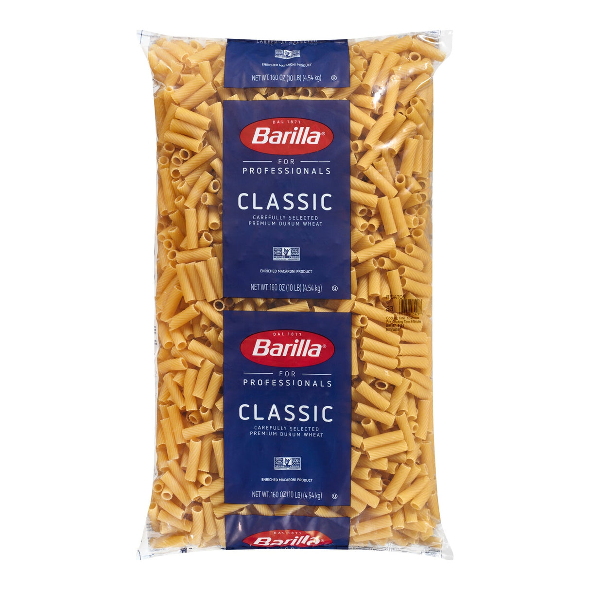 Pasta, Rigatoni, Bulk,2 - 160 OUNCE