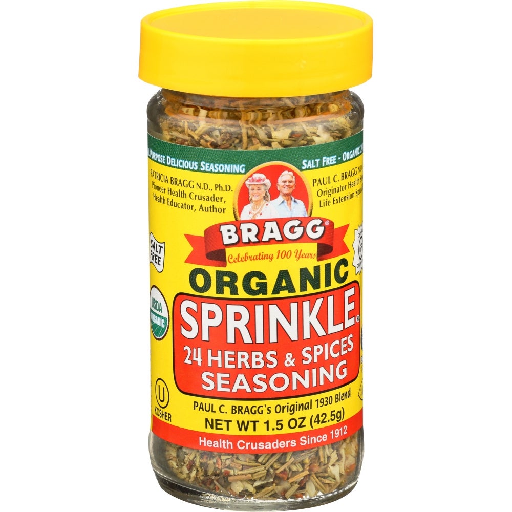 Seasoning, Sprinkle, 24 Herbs & Spices, Salt-Free,12 - 1.5 OUNCE