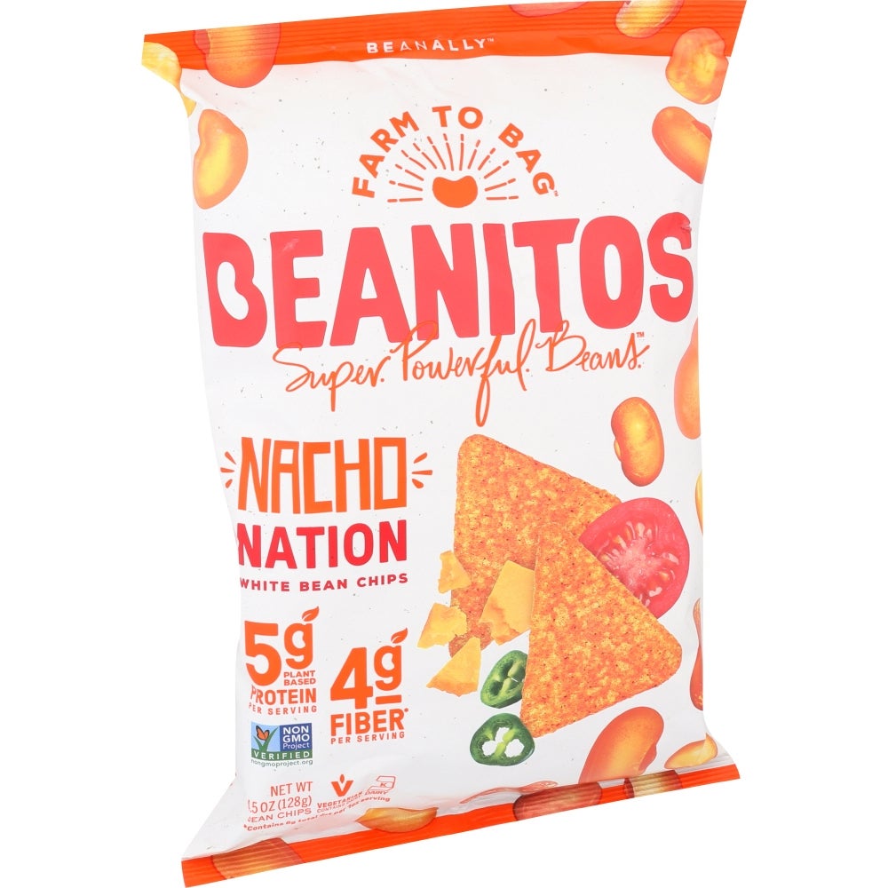 Chips, White Bean, Nacho Nation,6 - 4.5 OUNCE