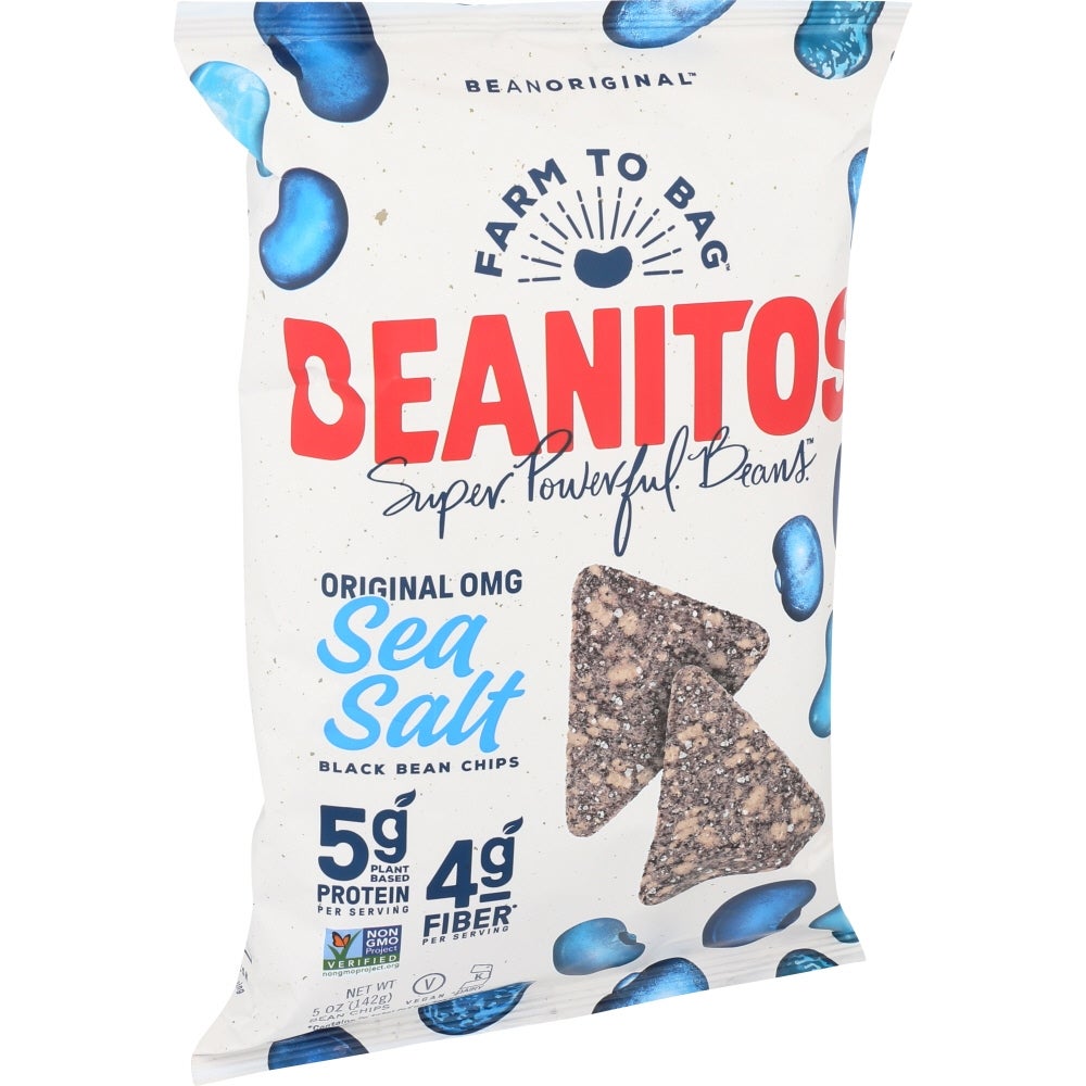Chips, Black Bean, Original, OMG Sea Salt,6 - 5 OUNCE