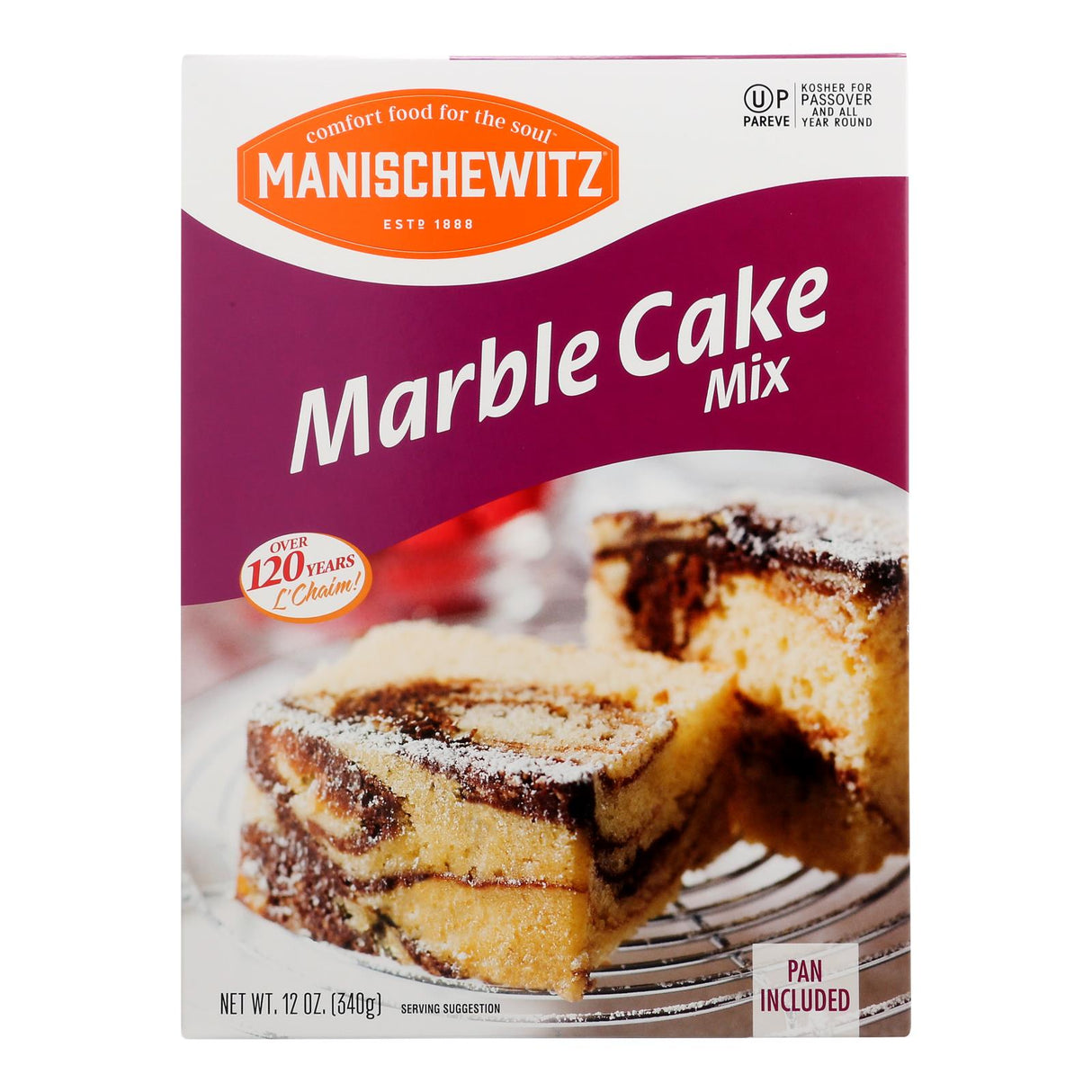Mix, Cake, Marble, includes Baking Pan,12 - 12 OUNCE