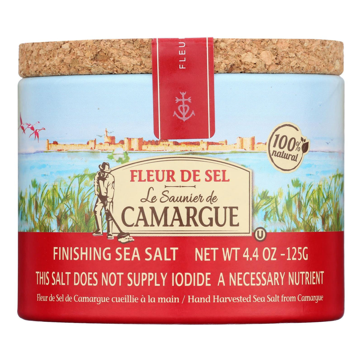 Salt, Sea, Fleur de Sel,6 - 125 Gram Avg
