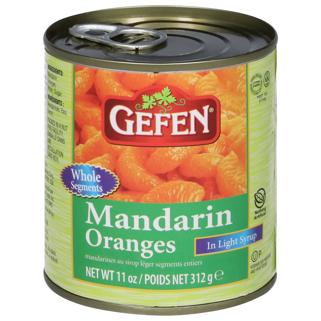 Orange Segments, Mandarin, Whole, in Light Syrup,24 - 11 OUNCE
