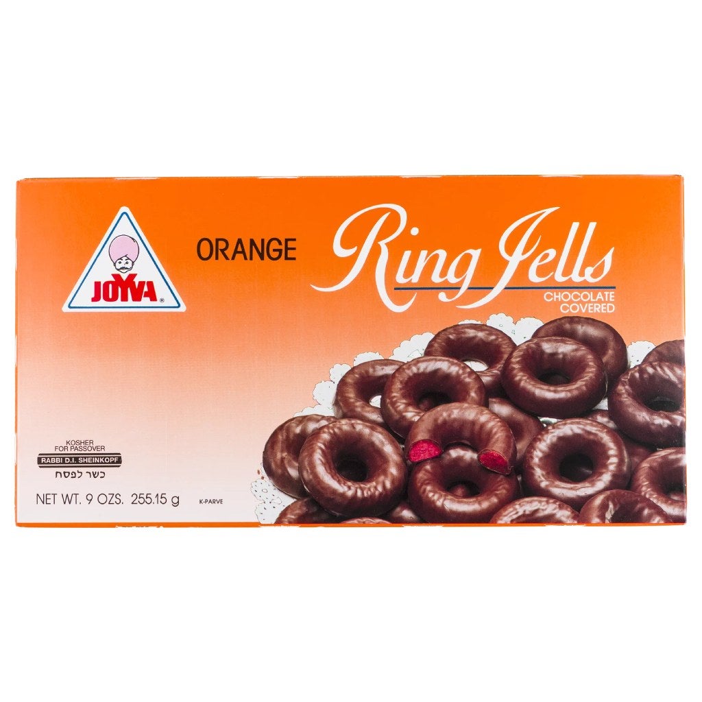 Candy Rings, Jelly, Chocolate-Covered Orange,24 - 9 OUNCE