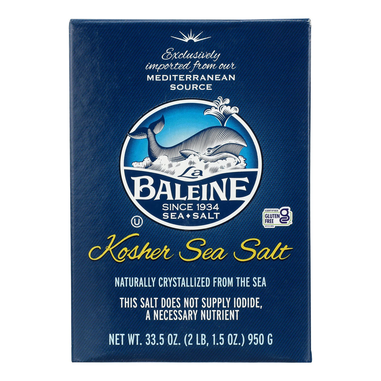 Salt, Kosher Sea,9 - 33.5 OUNCE