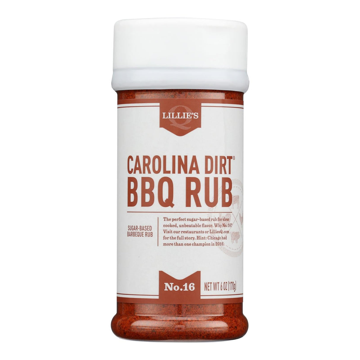 Seasoning Rub, Barbeque, Carolina Dirt,6 - 6 OUNCE