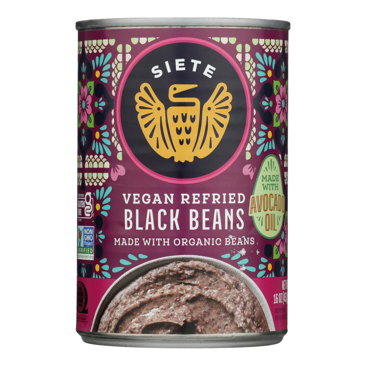 Beans, Black, Refried,12 - 16 OUNCE