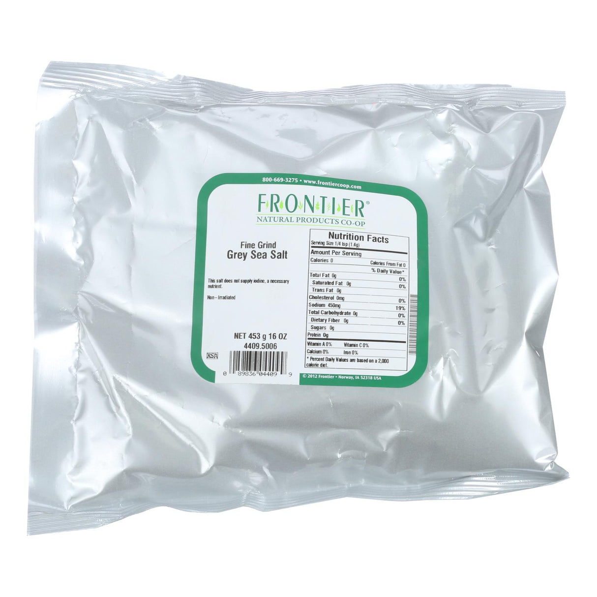 Salt, Sea, Fine, Grey,1 - 1 POUND