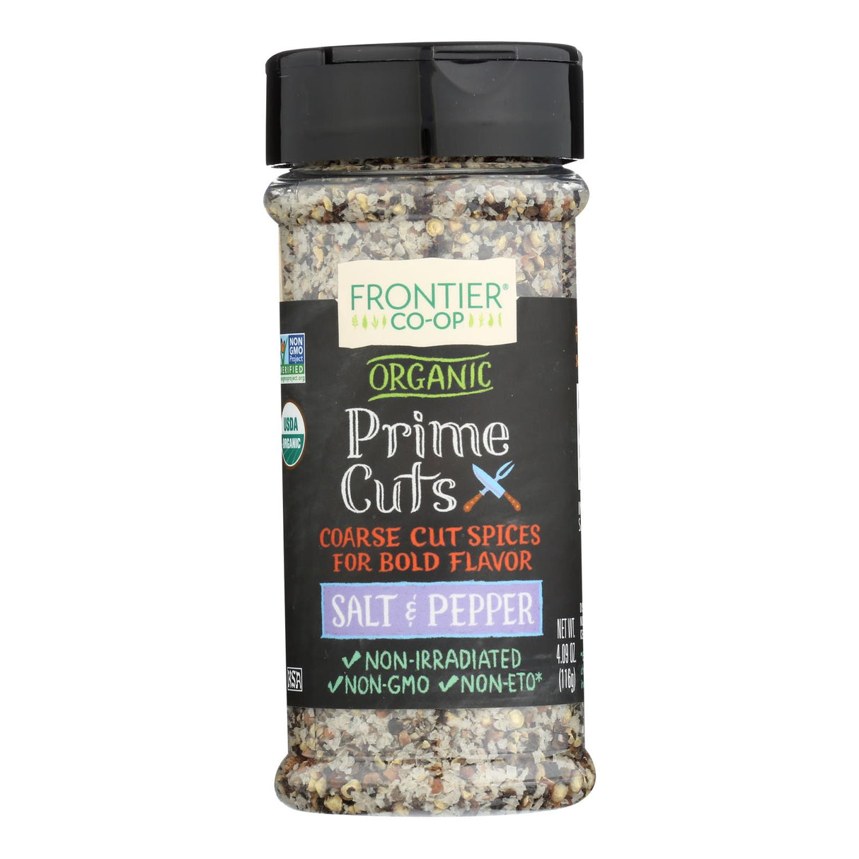 Spice Blend, Salt & Pepper, Coarse,1 - 4.09 OUNCE