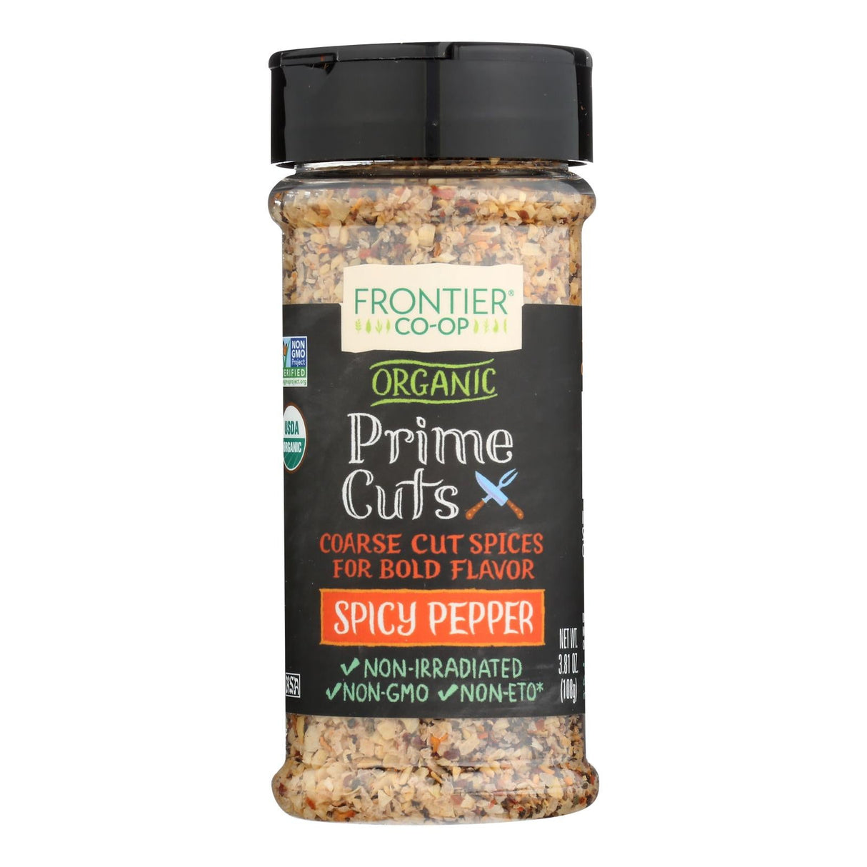 Seasoning, Spicy Pepper, Coarse Cut,1 - 3.81 OUNCE