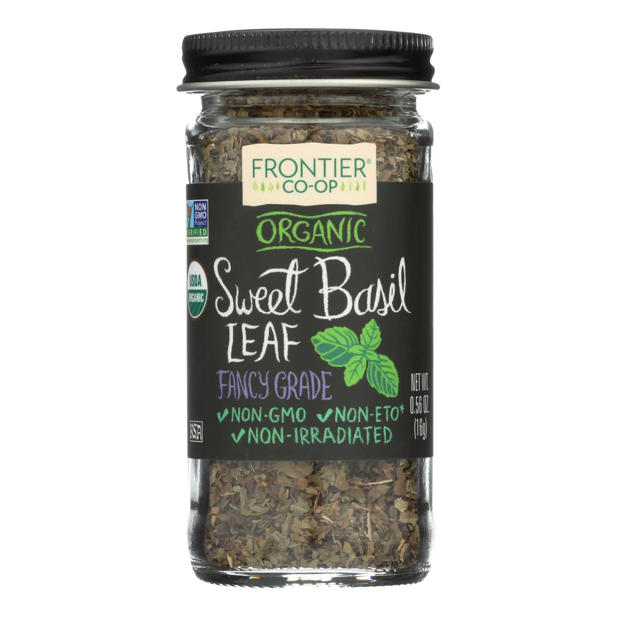 Spice, Basil Leaves, Cut & Sifted, Sweet,1 - 0.56 OUNCE