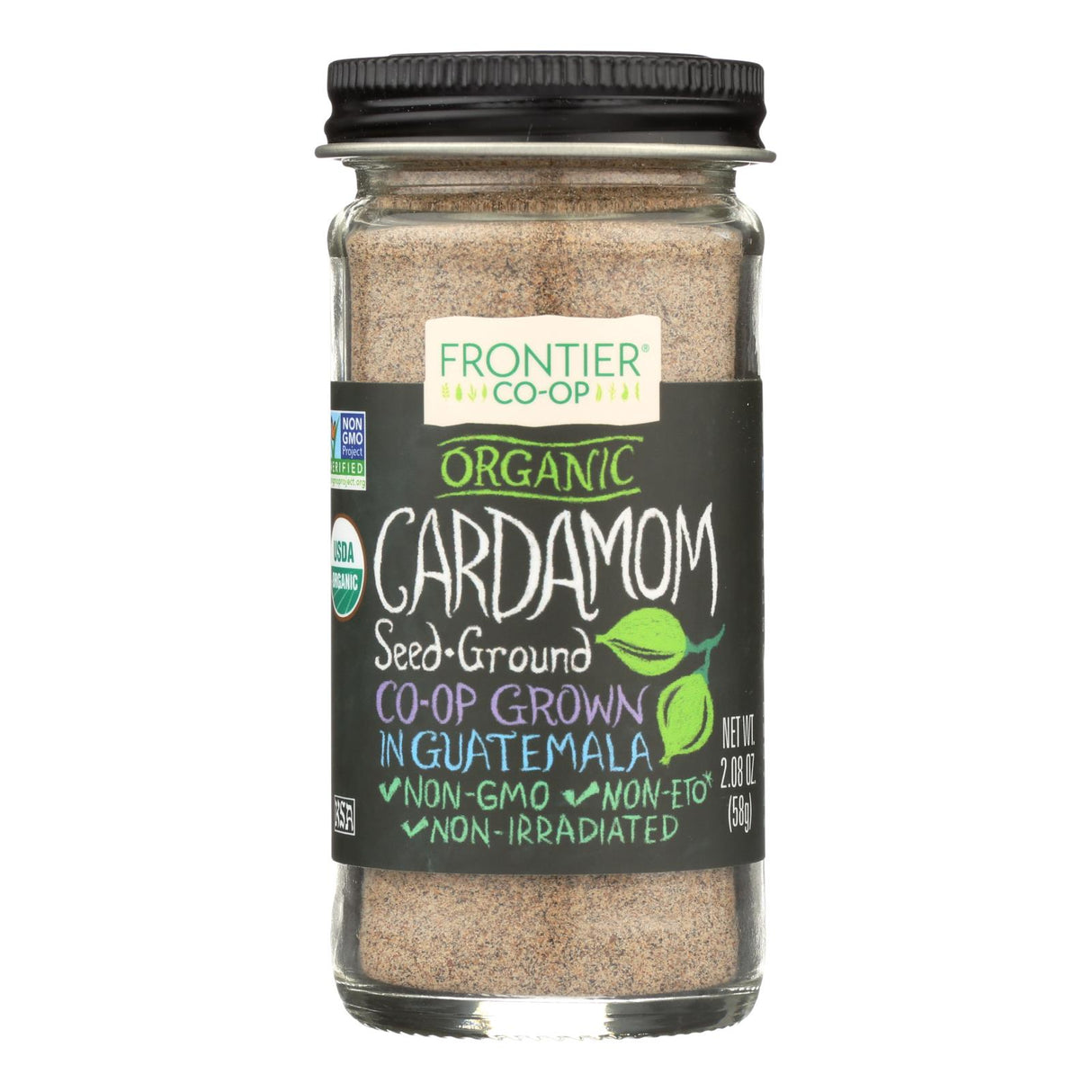 Spice, Cardamom Seed, Ground Decorticated,1 - 2.08 OUNCE