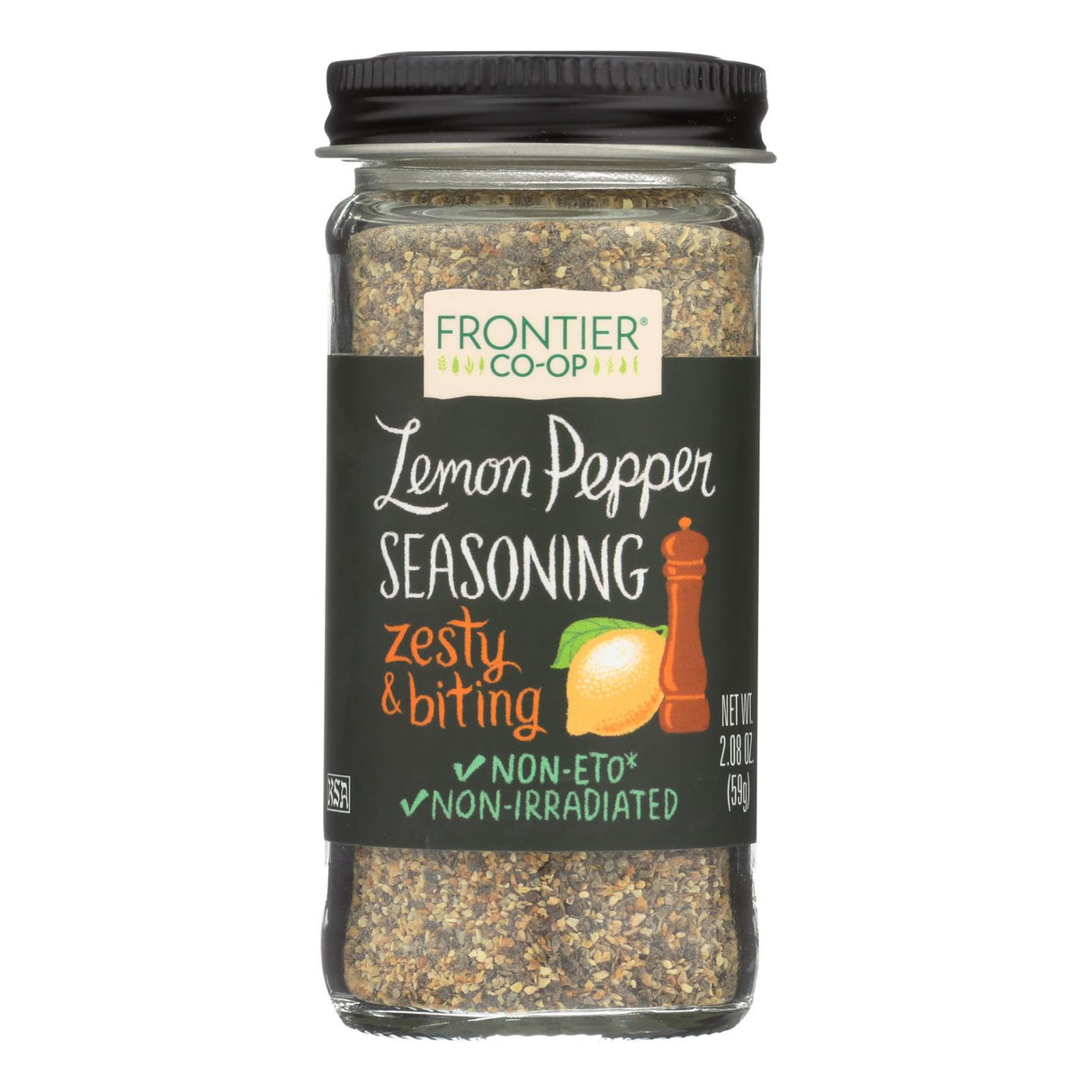 Seasoning, Lemon Pepper,1 - 2.08 OUNCE