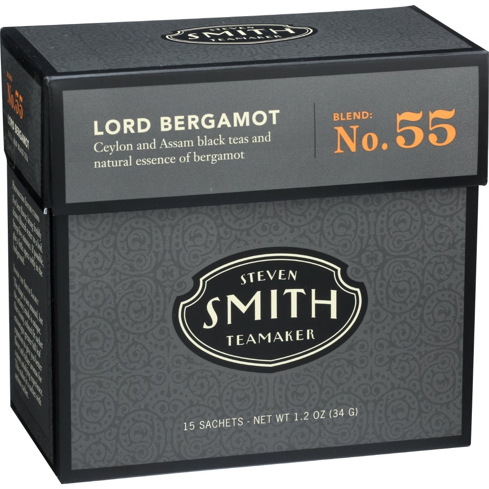 Tea, Black, Lord Bergamot, Individuallly Wrapped with String, 1.2 Ounce,6 - 15 COUNT