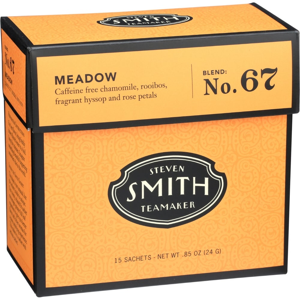 Tea, Meadow, Decaffeinated, Individuallly Wrapped with String, 0.85 Ounce,6 - 15 COUNT