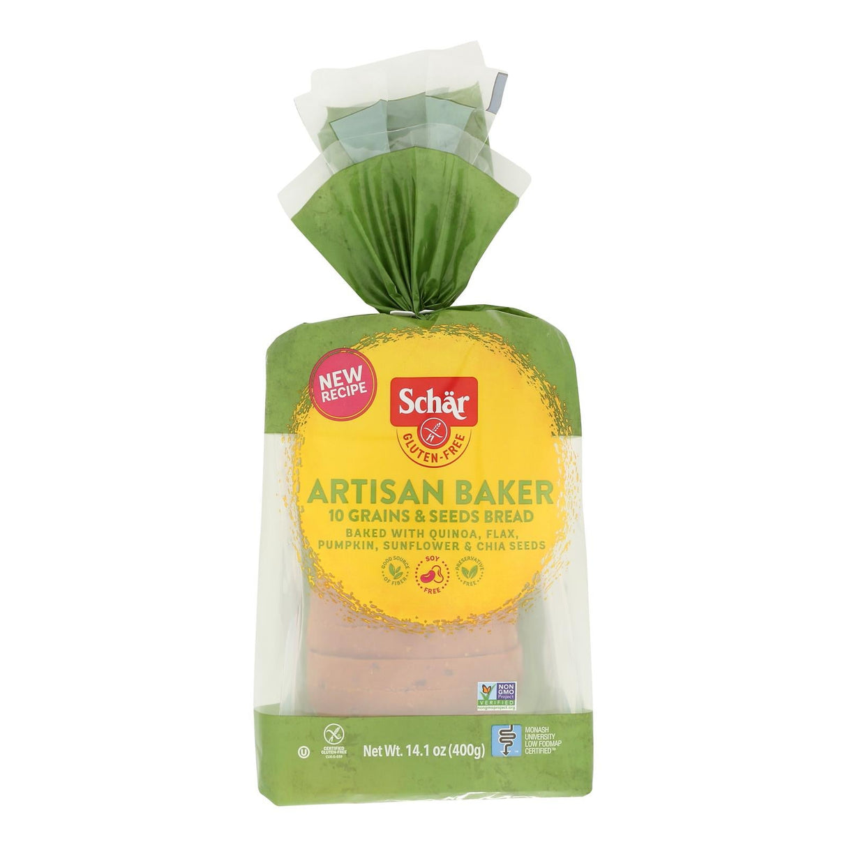 Bread, 10 Grain & Seed, Sliced,8 - 14.1 OUNCE