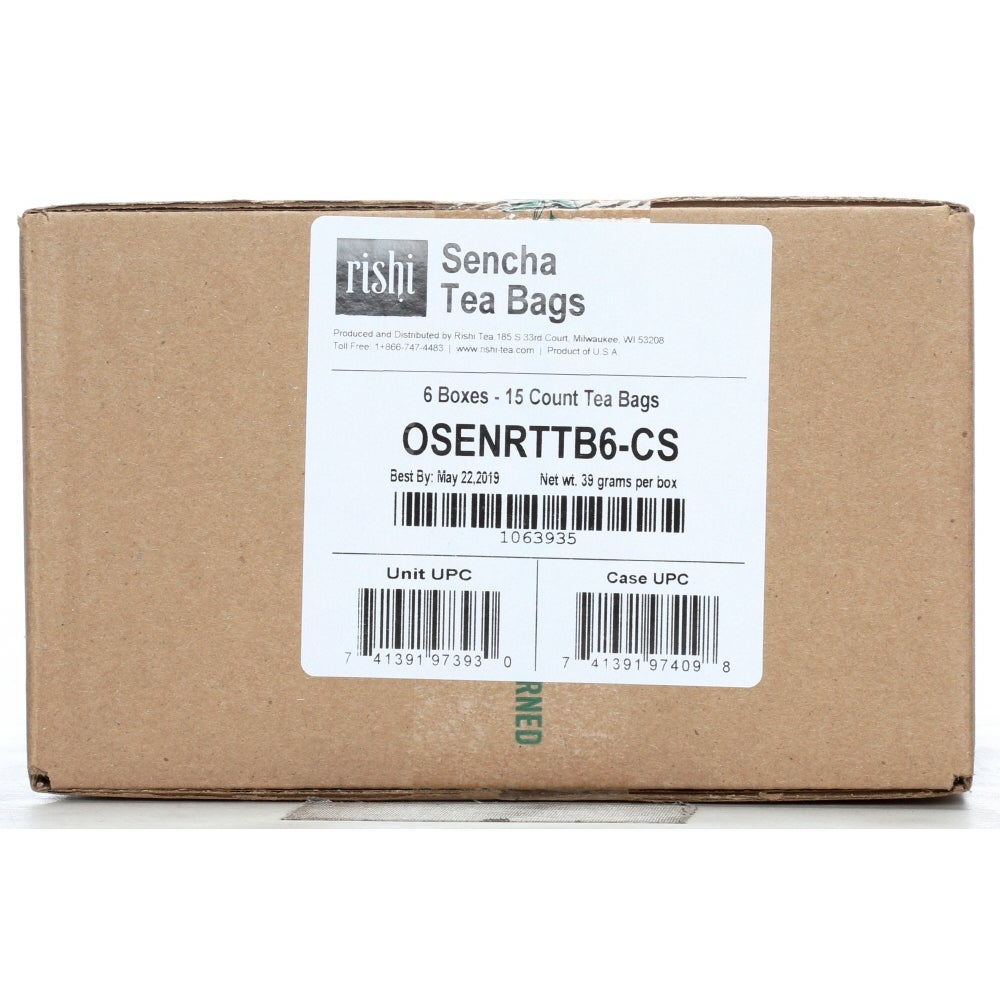 Tea, Sencha, with Filters, 1.38 Ounce,6 - 15 COUNT