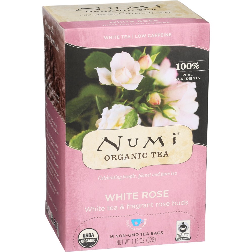 Tea, White, White Rose, Individuallly Wrapped with String,6 - 16 COUNT
