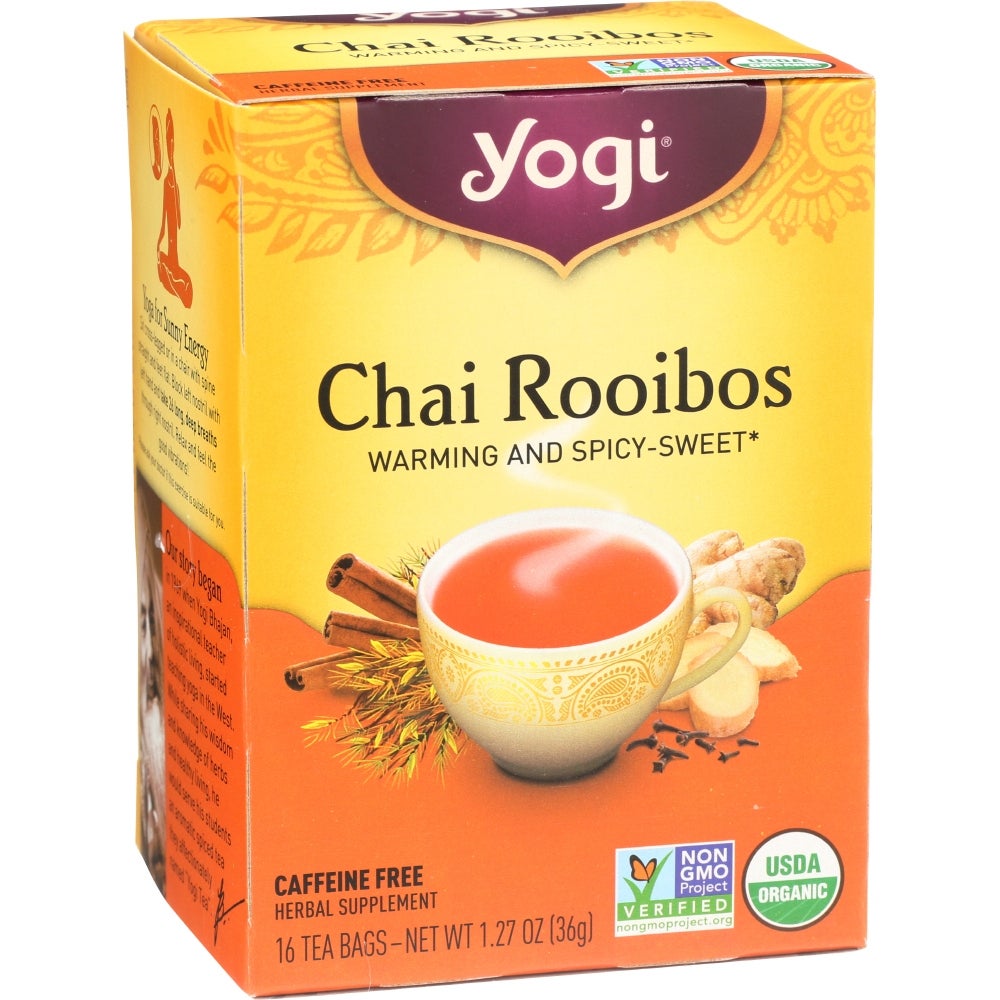 Tea, Chai Rooibos, Individually Wrapped with String, 1.27 Ounce,6 - 16 COUNT