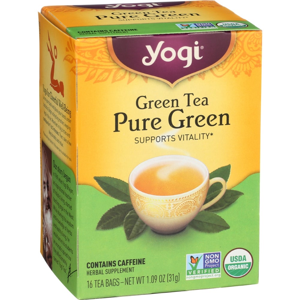 Tea, Green, Individually Wrapped with String, 1.09 Ounce,6 - 16 COUNT