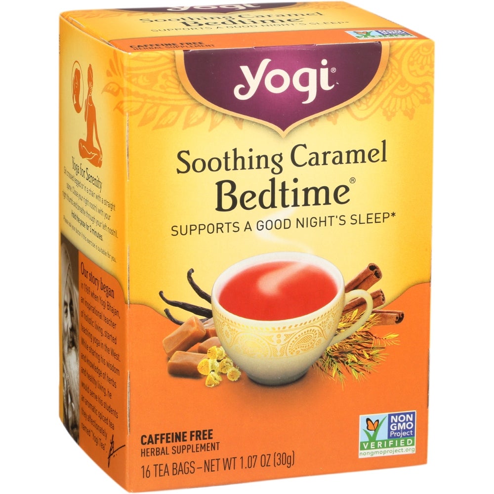 Tea, Soothing Caramel, Bedtime, Individually Wrapped with String, 1.07 Ounce,6 - 16 COUNT