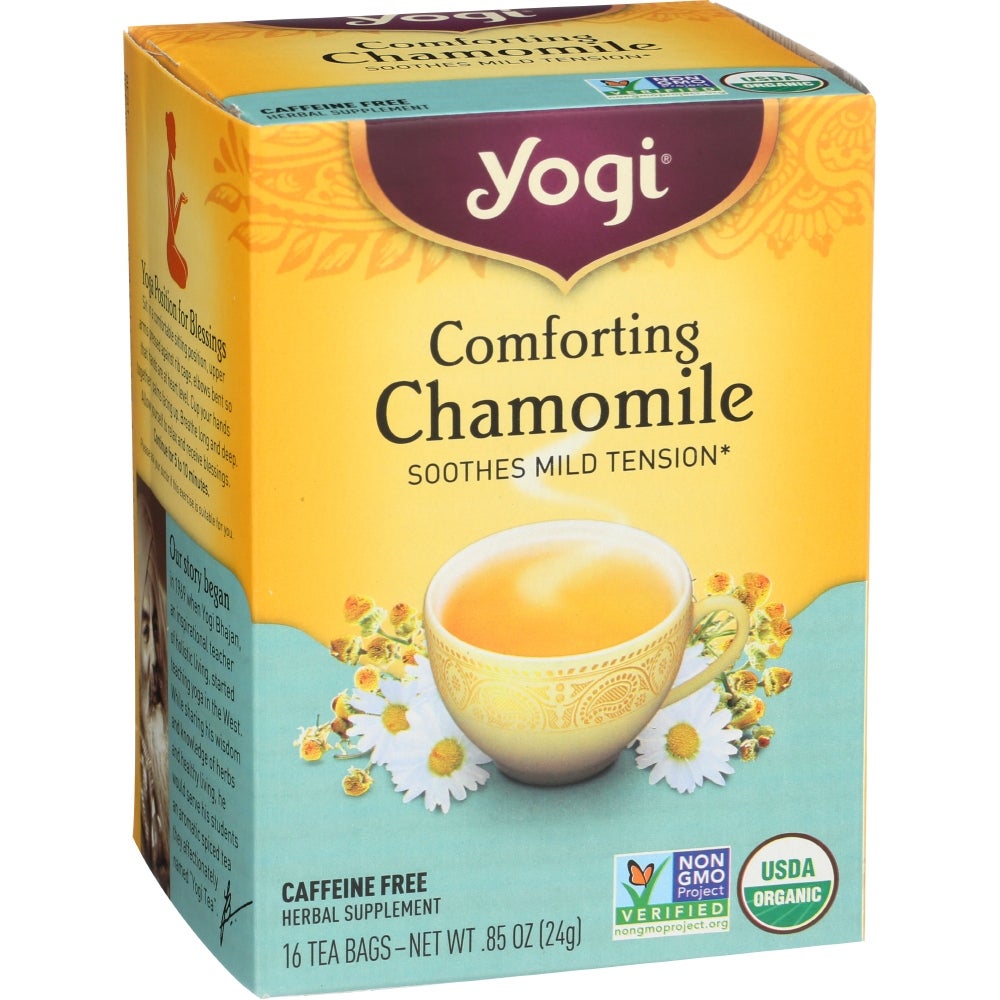Tea, Chamomile, Comforting, Individually Wrapped with String, 0.85 Ounce,6 - 16 COUNT