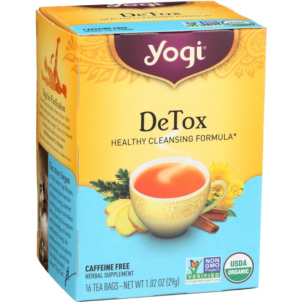 Tea, Spicy-Sweet, Detox, Individually Wrapped with String, 1.02 Ounce,6 - 16 COUNT
