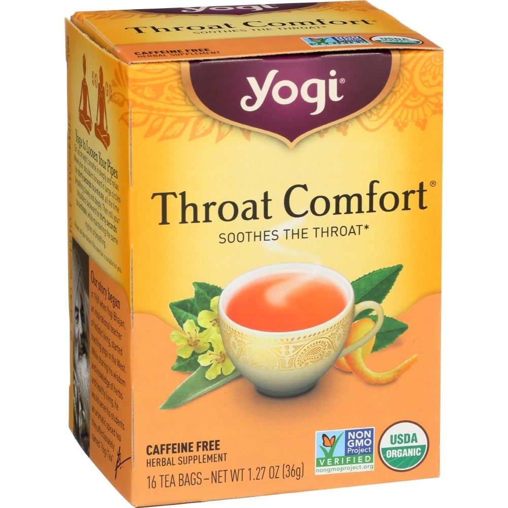 Tea, Throat Comfort, Individually Wrapped with String, 1.27 Ounce,6 - 16 COUNT