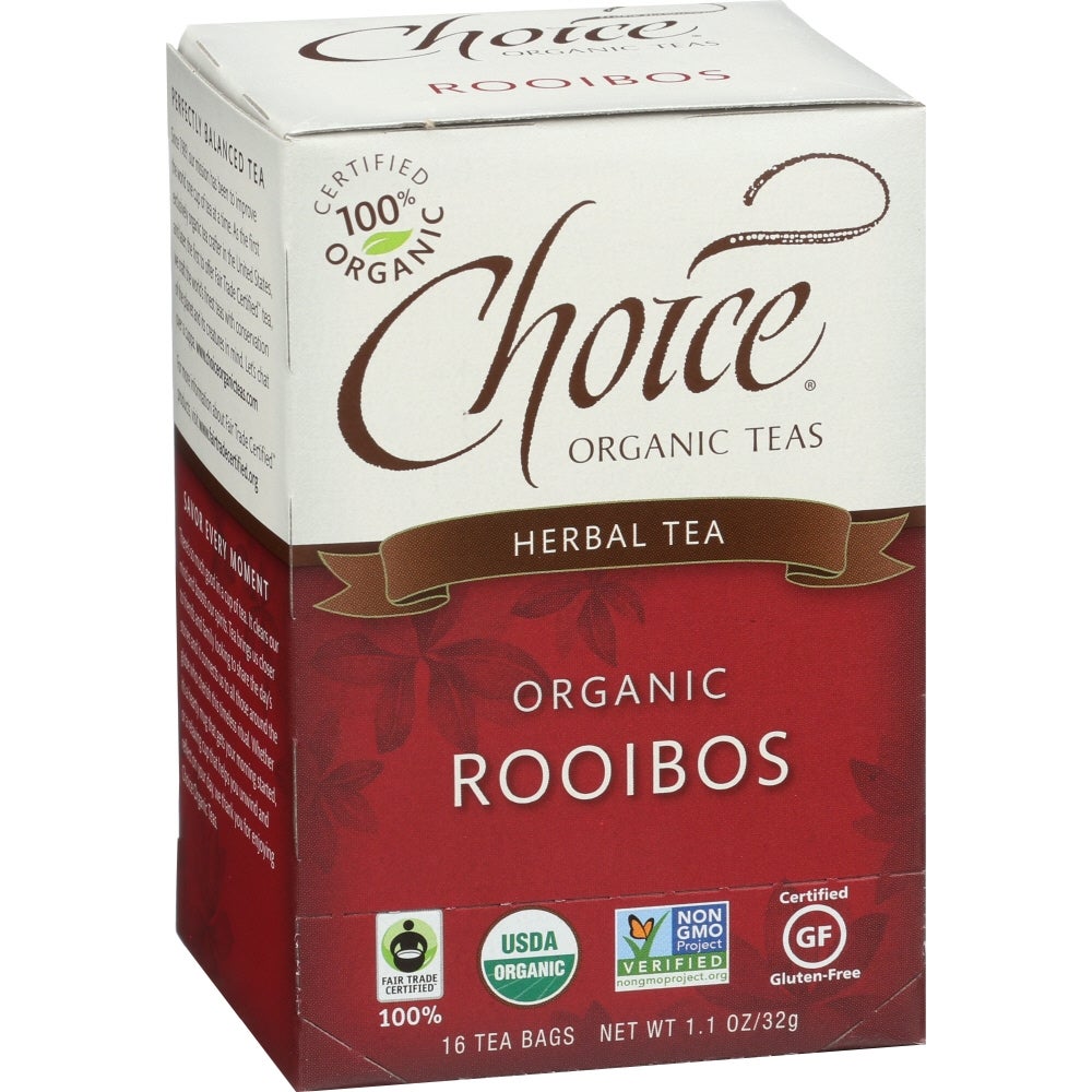 Tea, Herbal, Rooibos, Individually Wrapped with String, 1.1 Ounce,6 - 16 COUNT