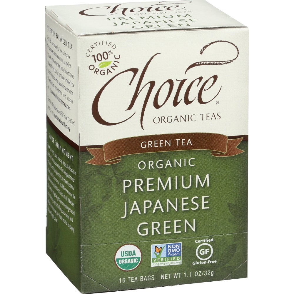 Tea, Green, Premium Japanese, Individually Wrapped with String, 1.1 Ounce,6 - 16 COUNT