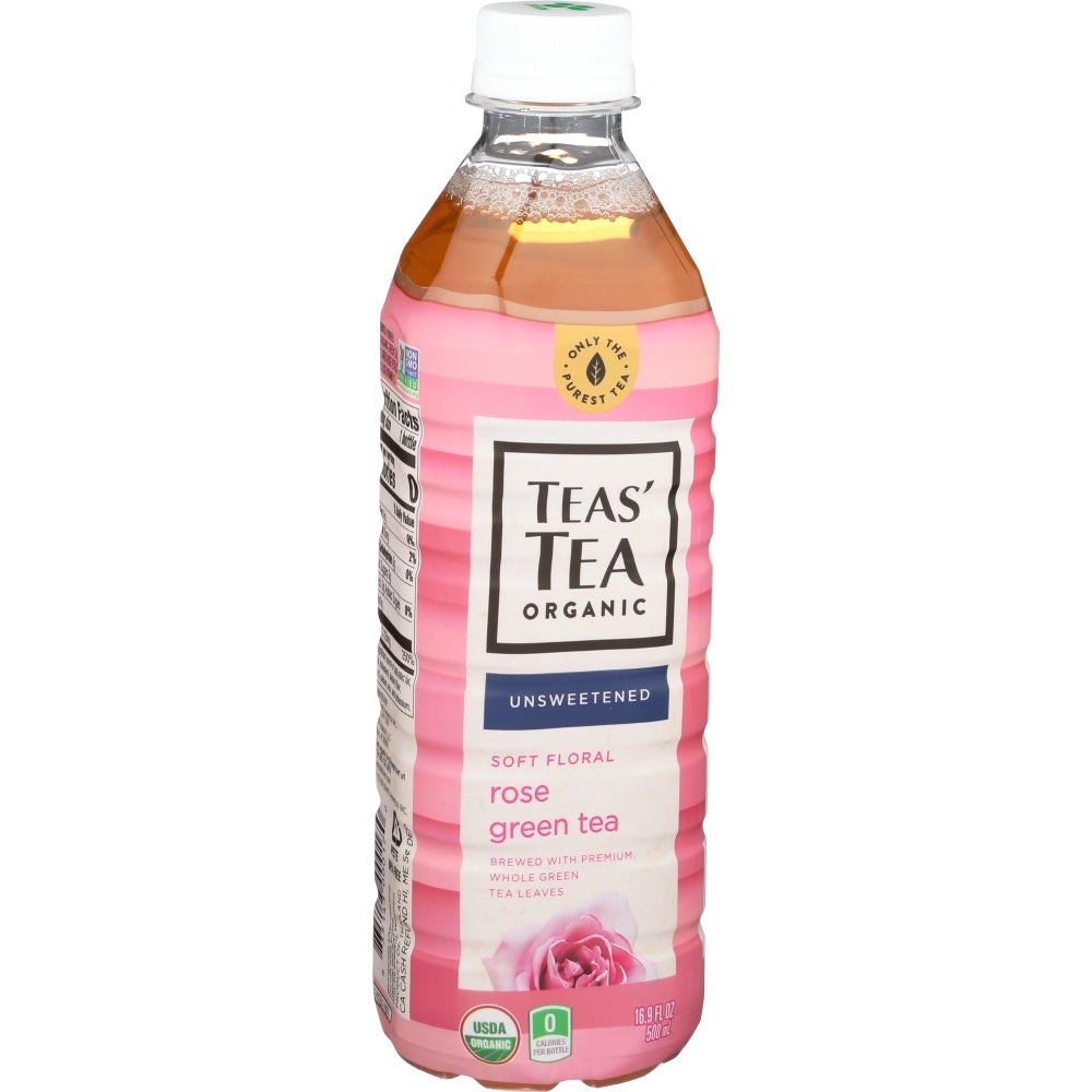 Tea, Rose Green, Unsweetened, Single-Serve,12 - 16.9 FLUID