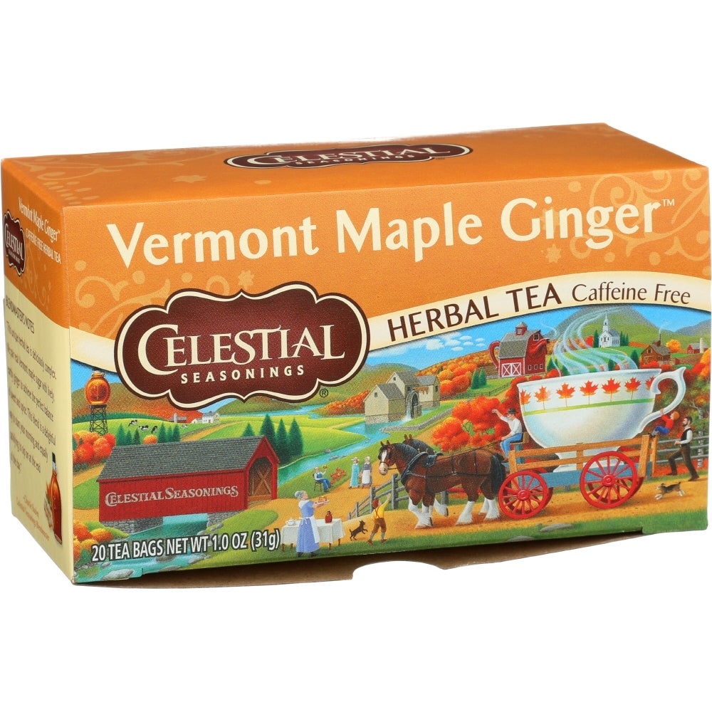 Tea, Vermont Maple Ginger, with Filter,6 - 20 COUNT