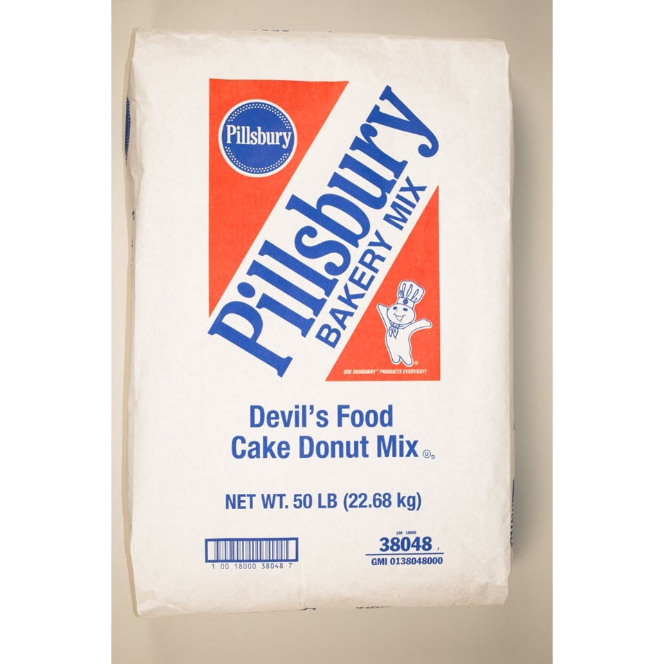 Mix, Donut, Devil's Food Cake,1 - 50 POUND