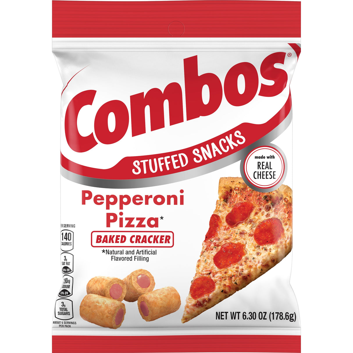 Baked Snacks, Cracker, Pepperoni Pizza,12 - 6.3 OUNCE