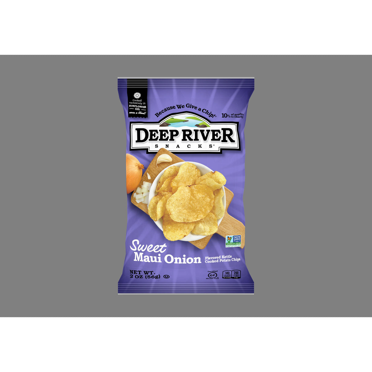 Chips, Potato, Kettle, Sweet Maui Onion, Single-Serve,24 - 2 OUNCE